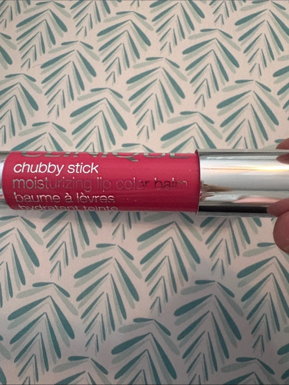 Clinique Chubby Stick Moisturizing Lip Color Balm — Bright Pink